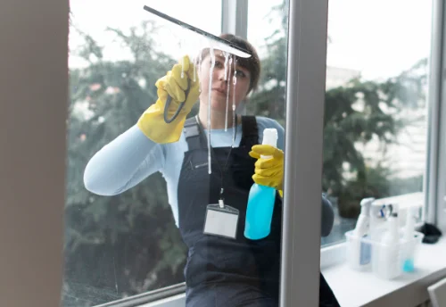 Nettoyage de vitres intérieures et extérieures à Glanges